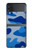 S2958 Armée Bleu Camo Camouflage Etui Coque Housse pour Samsung Galaxy Z Flip 3 5G
