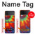 S2985 Coloré Tie Dye Texture Etui Coque Housse pour Samsung Galaxy Z Flip 3 5G