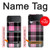 S3091 Motif rose à carreaux Etui Coque Housse pour Samsung Galaxy Z Flip 3 5G