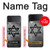 S3107 Judaïsme étoile de David Symbole Etui Coque Housse pour Samsung Galaxy Z Flip 3 5G