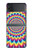 S3162 psychédélique coloré Etui Coque Housse pour Samsung Galaxy Z Flip 3 5G