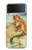 S3184 Peinture Petite Sirène Etui Coque Housse pour Samsung Galaxy Z Flip 3 5G