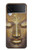S3189 Magique Yantra Bouddha Visage Etui Coque Housse pour Samsung Galaxy Z Flip 3 5G