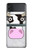 S3257 Vache Dessin animé Etui Coque Housse pour Samsung Galaxy Z Flip 3 5G