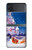 S3282 Château de Santa Noël Etui Coque Housse pour Samsung Galaxy Z Flip 3 5G