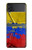 S3306 Colombie Drapeau de football graphique Millésime Etui Coque Housse pour Samsung Galaxy Z Flip 3 5G