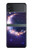 S3324 Croissant de lune Galaxie Etui Coque Housse pour Samsung Galaxy Z Flip 3 5G