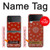 S3355 Motif Bandana Rouge Etui Coque Housse pour Samsung Galaxy Z Flip 3 5G