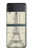 S3474 Dessin Architectural Eiffel Etui Coque Housse pour Samsung Galaxy Z Flip 3 5G