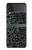S3478 Mots drôles Noirboard Etui Coque Housse pour Samsung Galaxy Z Flip 3 5G
