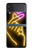 S3512 Mignon Mini coeur Néon graphique Etui Coque Housse pour Samsung Galaxy Z Flip 3 5G