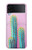 S3673 Cactus Etui Coque Housse pour Samsung Galaxy Z Flip 3 5G
