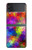 S3677 Mosaïques de briques colorées Etui Coque Housse pour Samsung Galaxy Z Flip 3 5G