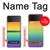 S3698 Drapeau de fierté LGBT Etui Coque Housse pour Samsung Galaxy Z Flip 3 5G