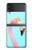 S3708 Flamant rose Etui Coque Housse pour Samsung Galaxy Z Flip 3 5G