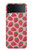 S3719 Modèle de fraise Etui Coque Housse pour Samsung Galaxy Z Flip 3 5G