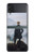S3789 Wanderer above the Sea of Fog Etui Coque Housse pour Samsung Galaxy Z Flip 3 5G
