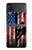 S3803 Électricien monteur de lignes drapeau américain Etui Coque Housse pour Samsung Galaxy Z Flip 3 5G