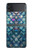 S3809 Écaille de poisson sirène Etui Coque Housse pour Samsung Galaxy Z Flip 3 5G