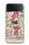 S3820 Poupée de papier de mode de cow-girl vintage Etui Coque Housse pour Samsung Galaxy Z Flip 3 5G
