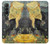 S0212 Van Gogh Portrait du Dr Gachet Etui Coque Housse pour Samsung Galaxy Z Fold 3 5G