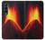 S0745 Volcan Lave Etui Coque Housse pour Samsung Galaxy Z Fold 3 5G