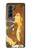 S0969 Alphonse Mucha Job Etui Coque Housse pour Samsung Galaxy Z Fold 3 5G
