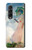 S0998 Claude Monet Femme avec un parasol Etui Coque Housse pour Samsung Galaxy Z Fold 3 5G