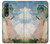 S0998 Claude Monet Femme avec un parasol Etui Coque Housse pour Samsung Galaxy Z Fold 3 5G