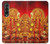 S1030 Dieu hindou Durga Puja Etui Coque Housse pour Samsung Galaxy Z Fold 3 5G