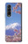 S1060 Mont Fuji Sakura fleur de cerisier Etui Coque Housse pour Samsung Galaxy Z Fold 3 5G