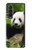 S1073 Panda Prenez plaisir à manger Etui Coque Housse pour Samsung Galaxy Z Fold 3 5G