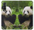 S1073 Panda Prenez plaisir à manger Etui Coque Housse pour Samsung Galaxy Z Fold 3 5G