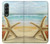 S1117 Étoiles de mer sur la plage Etui Coque Housse pour Samsung Galaxy Z Fold 3 5G