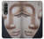 S1255 Visage du Bouddha Etui Coque Housse pour Samsung Galaxy Z Fold 3 5G