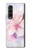 S1415 Fleur de Sakura Art Etui Coque Housse pour Samsung Galaxy Z Fold 3 5G