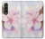 S1415 Fleur de Sakura Art Etui Coque Housse pour Samsung Galaxy Z Fold 3 5G