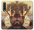 S1420 Saraswati déesse hindoue Etui Coque Housse pour Samsung Galaxy Z Fold 3 5G