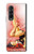 S1669 Afficher Fille Millésime Etui Coque Housse pour Samsung Galaxy Z Fold 3 5G
