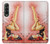 S1669 Afficher Fille Millésime Etui Coque Housse pour Samsung Galaxy Z Fold 3 5G