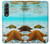 S1679 Étoile de mer plage de la mer Etui Coque Housse pour Samsung Galaxy Z Fold 3 5G