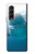 S1801 Béluga Sourire baleine Etui Coque Housse pour Samsung Galaxy Z Fold 3 5G