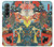 S1826 Utagawa Kuniyoshi Guan Yu Etui Coque Housse pour Samsung Galaxy Z Fold 3 5G