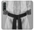 S1931 Noir Ceinture de karaté Etui Coque Housse pour Samsung Galaxy Z Fold 3 5G