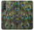S1965 Paon Plume Etui Coque Housse pour Samsung Galaxy Z Fold 3 5G