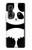 S2085 Panda minimaliste Etui Coque Housse pour Samsung Galaxy Z Fold 3 5G
