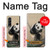 S2210 Peinture Art Panda Fluffy Etui Coque Housse pour Samsung Galaxy Z Fold 3 5G