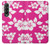 S2246 Motif rose Hawai Hibiscus Etui Coque Housse pour Samsung Galaxy Z Fold 3 5G