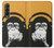 S2324 Singe drôle avec casque Pop Musique Etui Coque Housse pour Samsung Galaxy Z Fold 3 5G