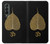 S2331 Feuille d'or bouddhiste Symbole de l'OM Etui Coque Housse pour Samsung Galaxy Z Fold 3 5G